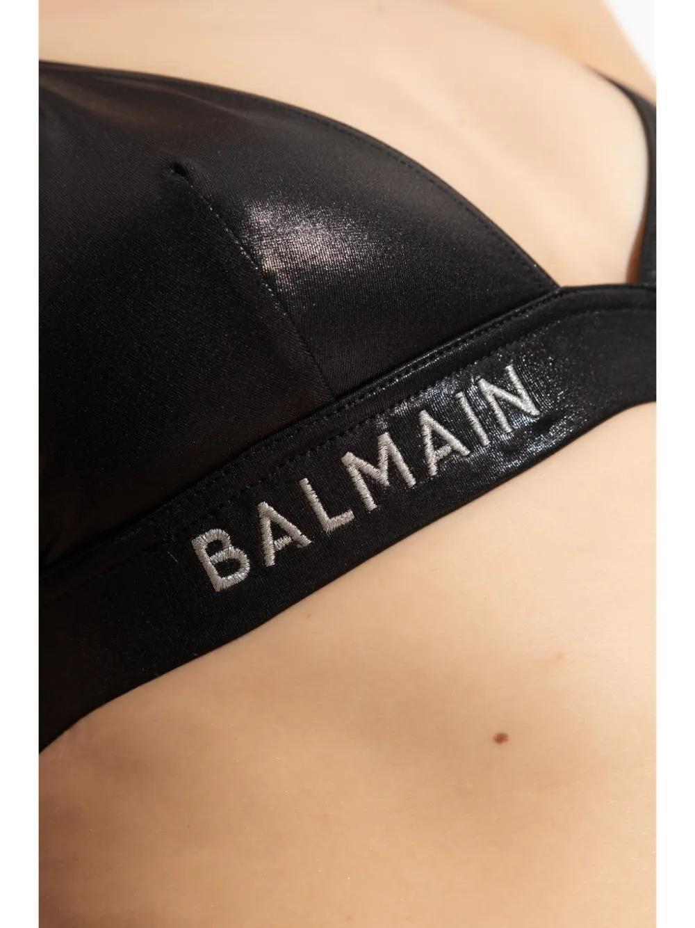 logo-embroidered bikini Product Image