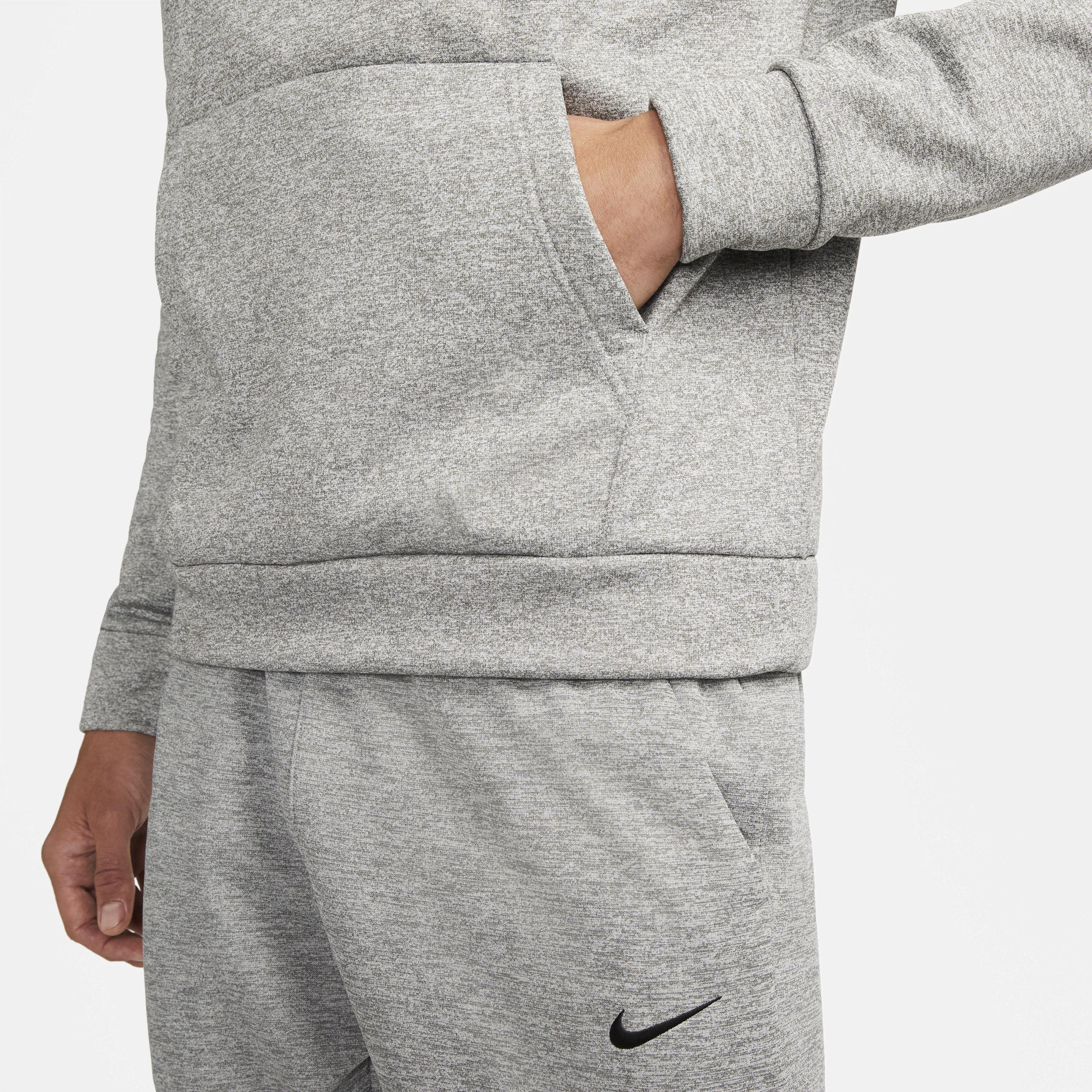 Big & Tall Nike Therma-FIT Pullover Fitness Hoodie, Men's, Size: 3XL Tall, Dark Gray Grey Product Image