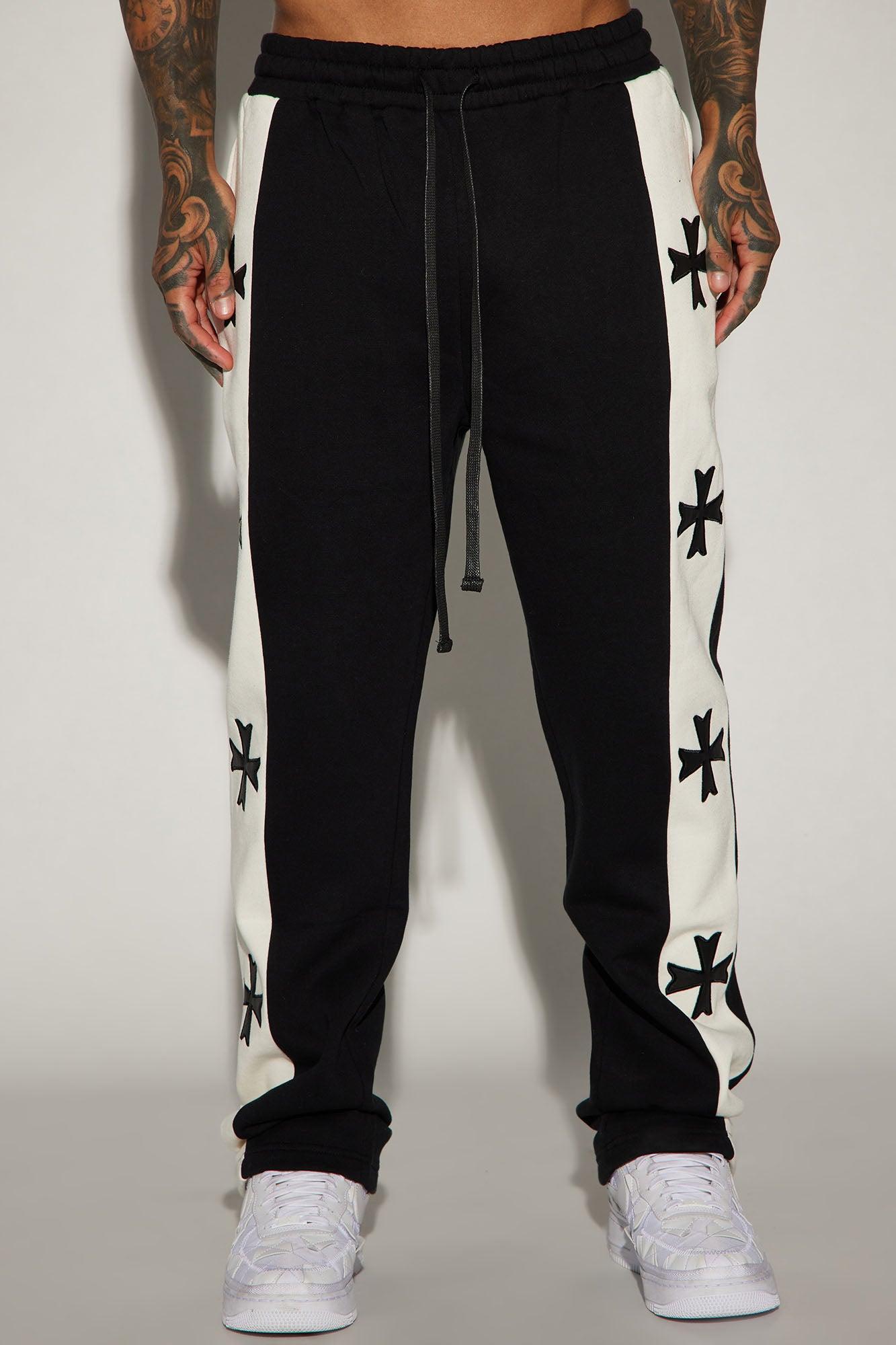 Desmond Straight Sweatpants - Black/combo Product Image