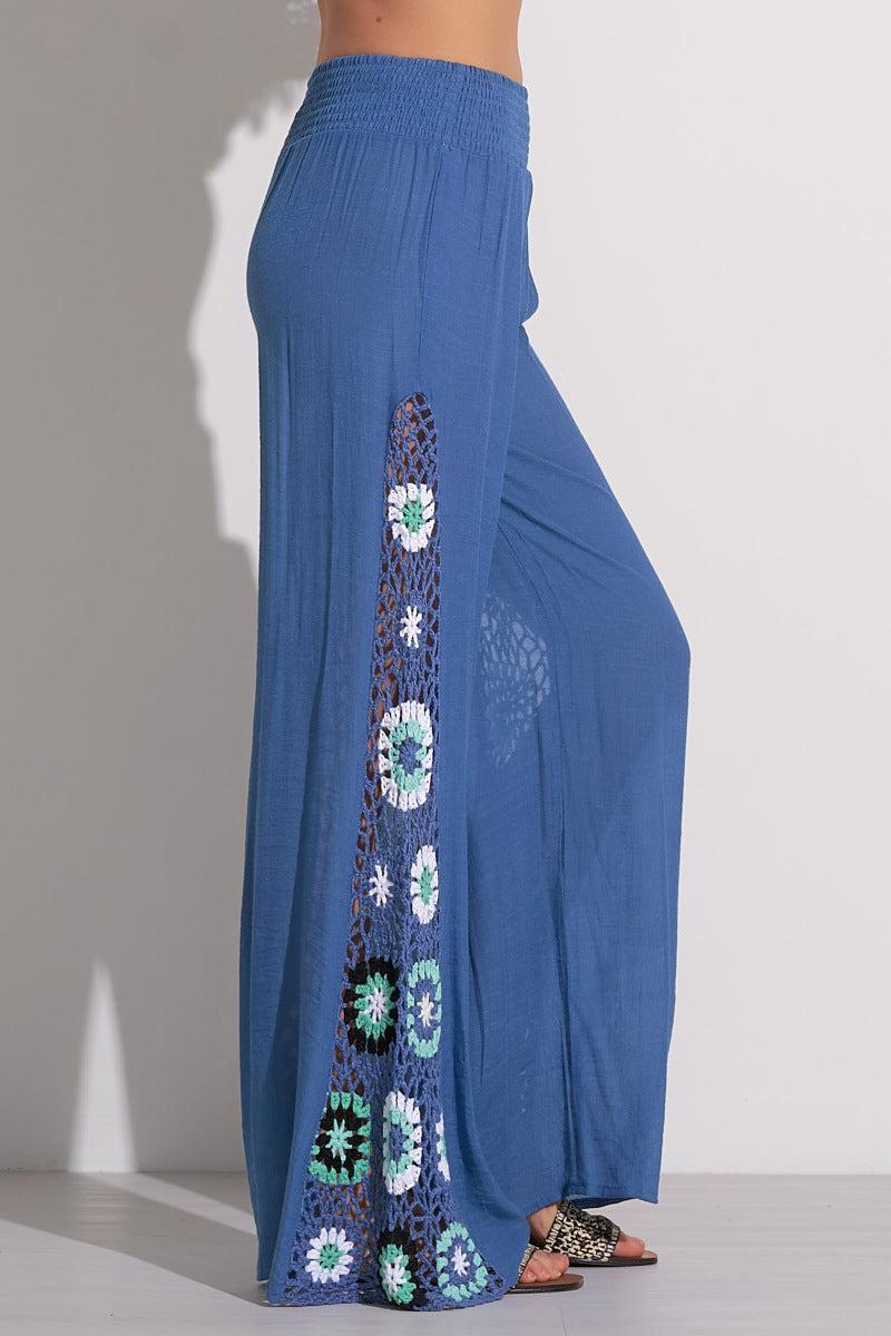 Crochet Panel Pant Product Image