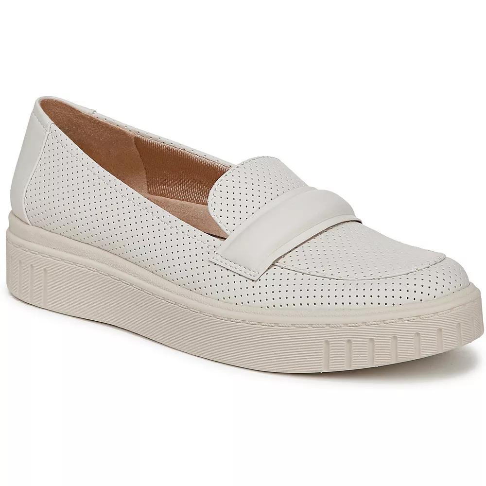 LifeStride Genevachop Women's Loafers, Size: 8, White Faux Leather Product Image