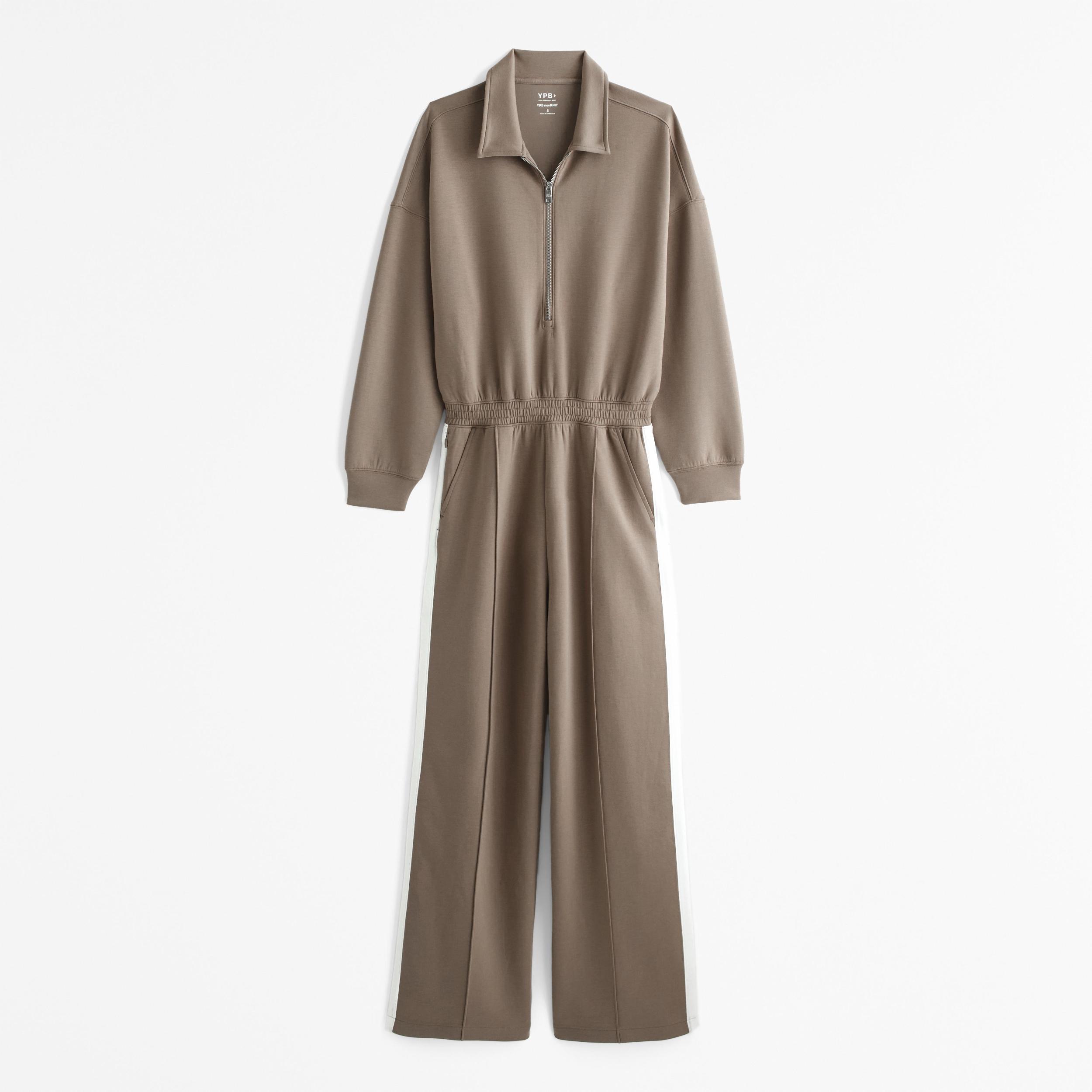 YPB neoKNIT Long-Sleeve Half-Zip Jumpsuit Product Image