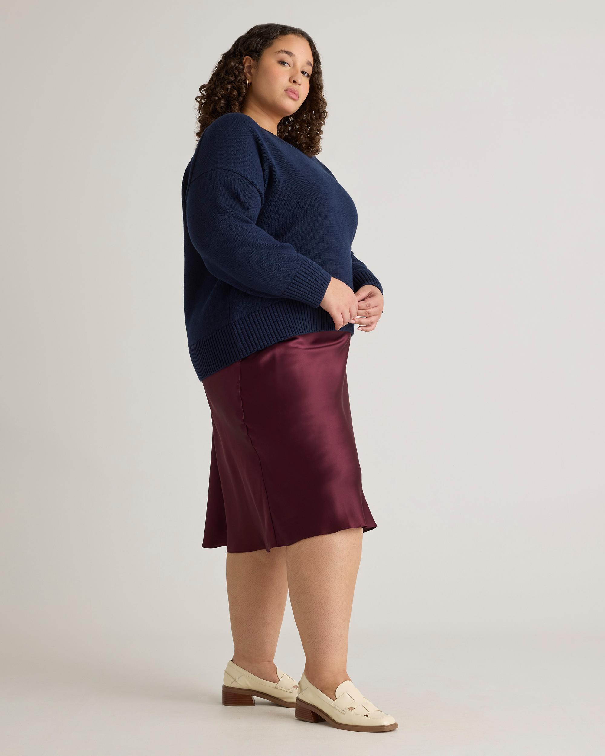 Quince | Women's Boyfriend Crew Sweater Organic Cotton Product Image