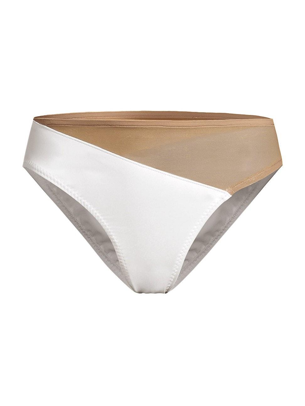 Womens Snake Mesh Bikini Bottom Product Image