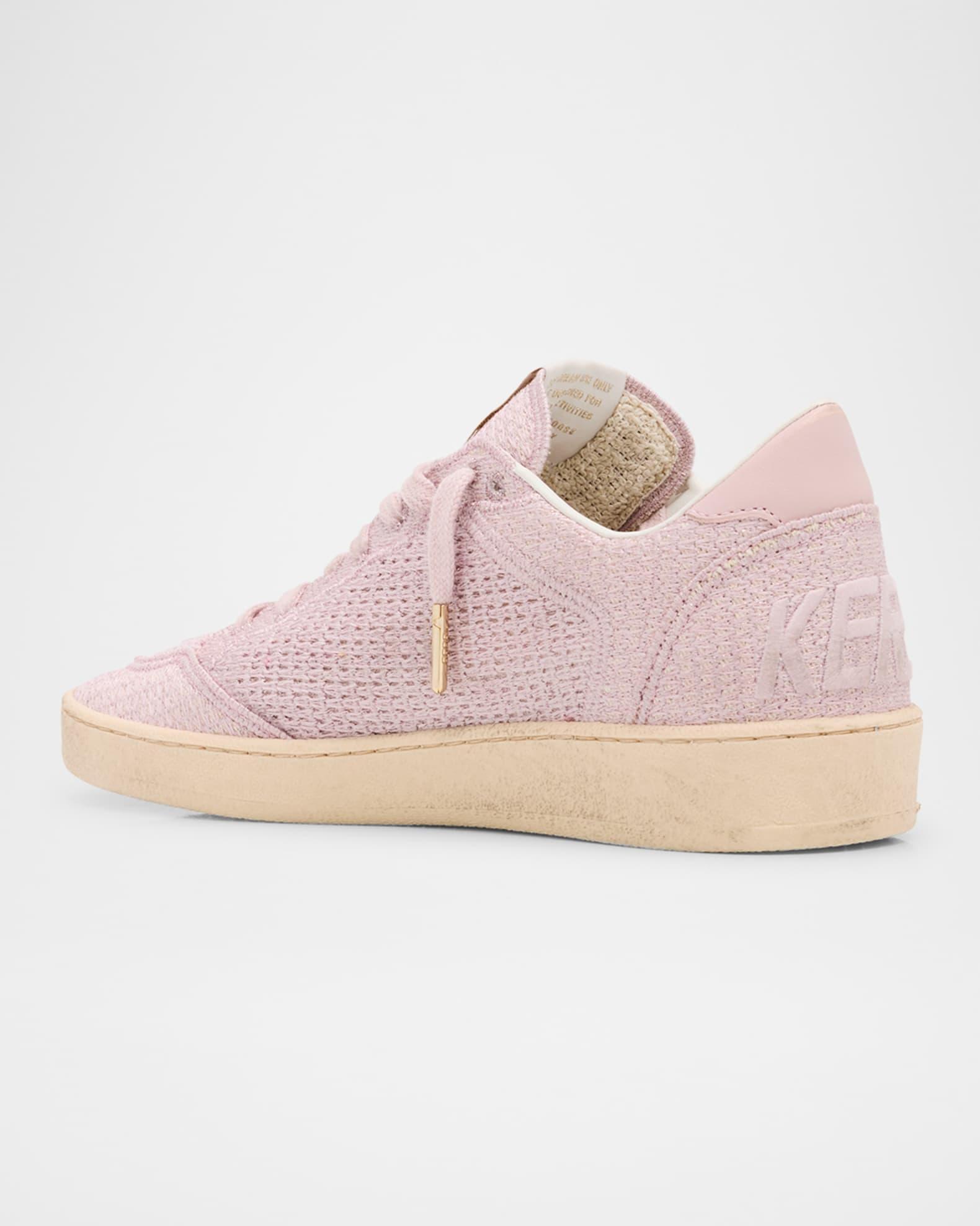 Ballstar Embroidered Cotton Low-Top Sneakers Product Image