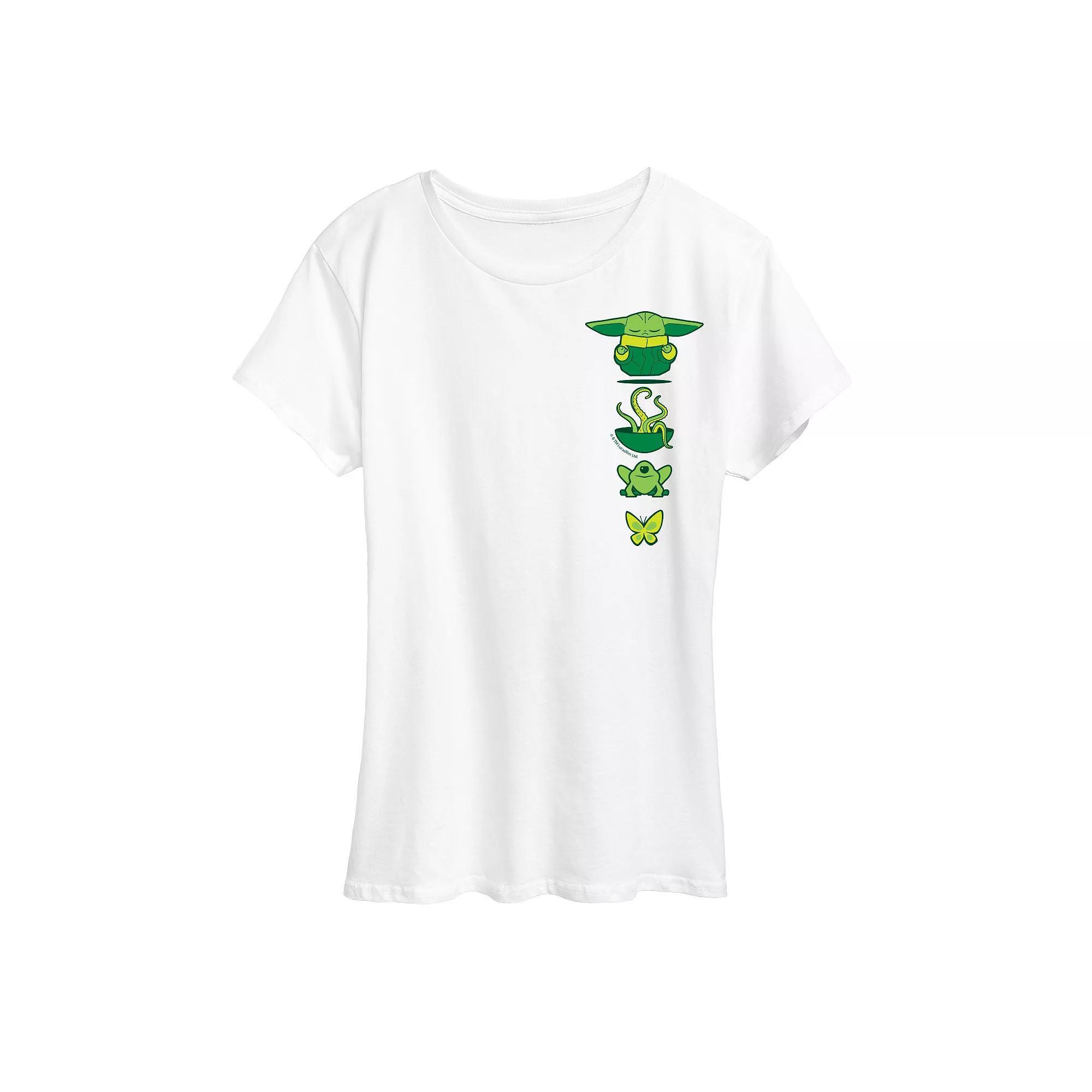 Womens The Mandalorian Grogu Icons Graphic Tee Product Image