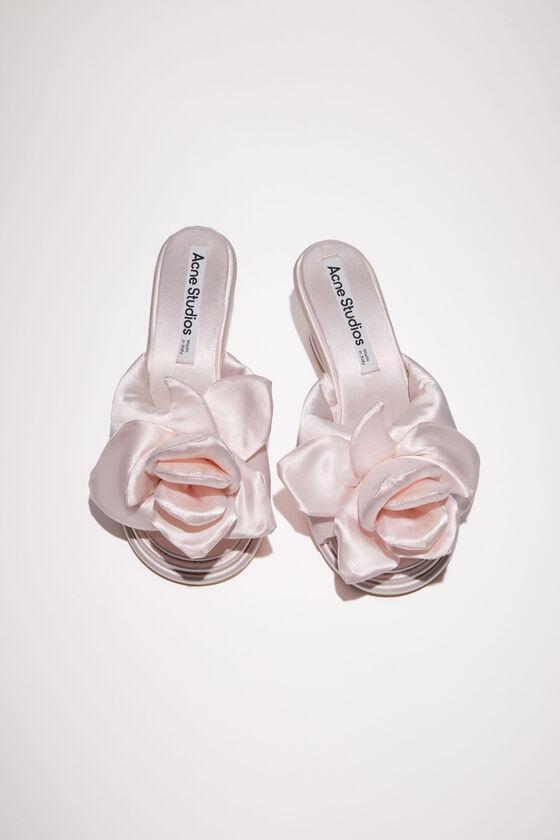 Satin wedge sandal Product Image