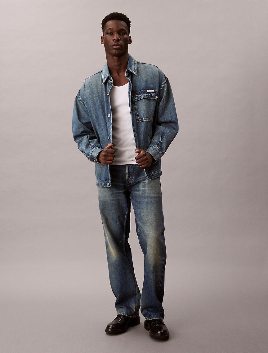 Denim Relaxed Field Jacket Product Image