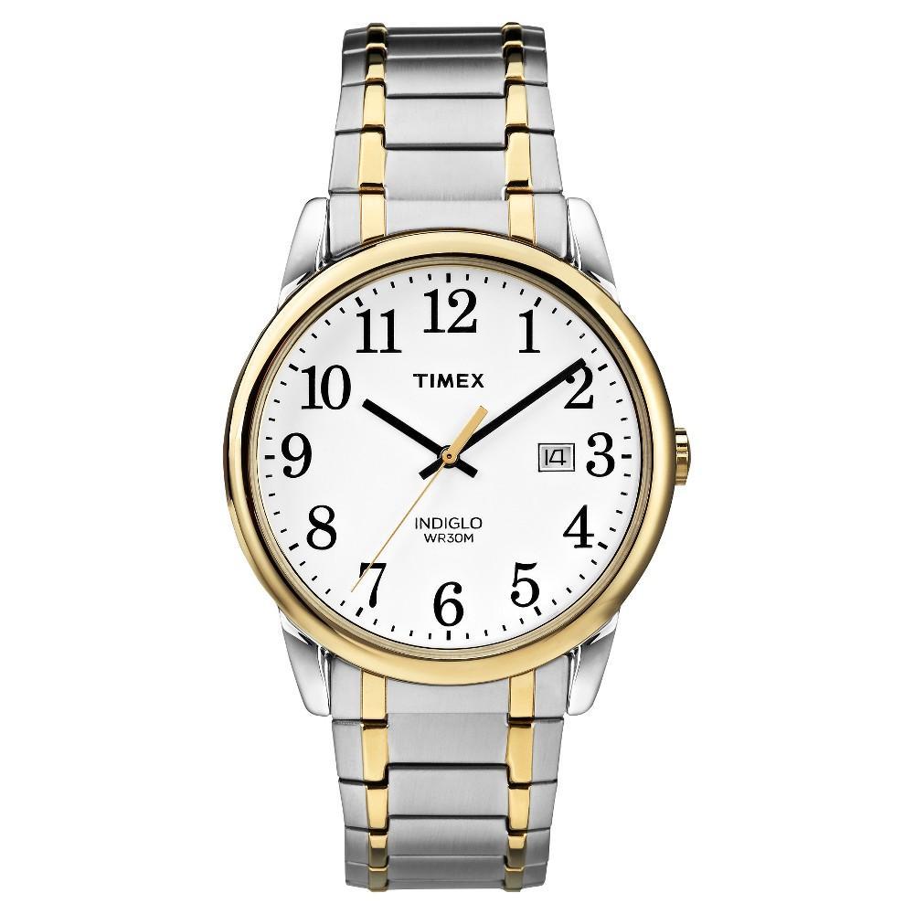 Timex® Men's Easy Reader Expansion Watch, Size: Medium, Two Tone Product Image