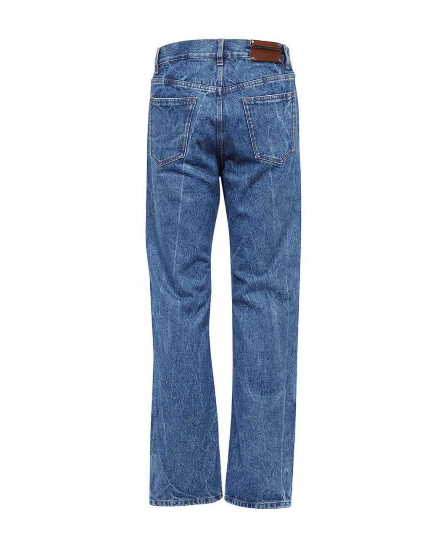 DRIES VAN NOTEN Logo Jeans In Blue Product Image
