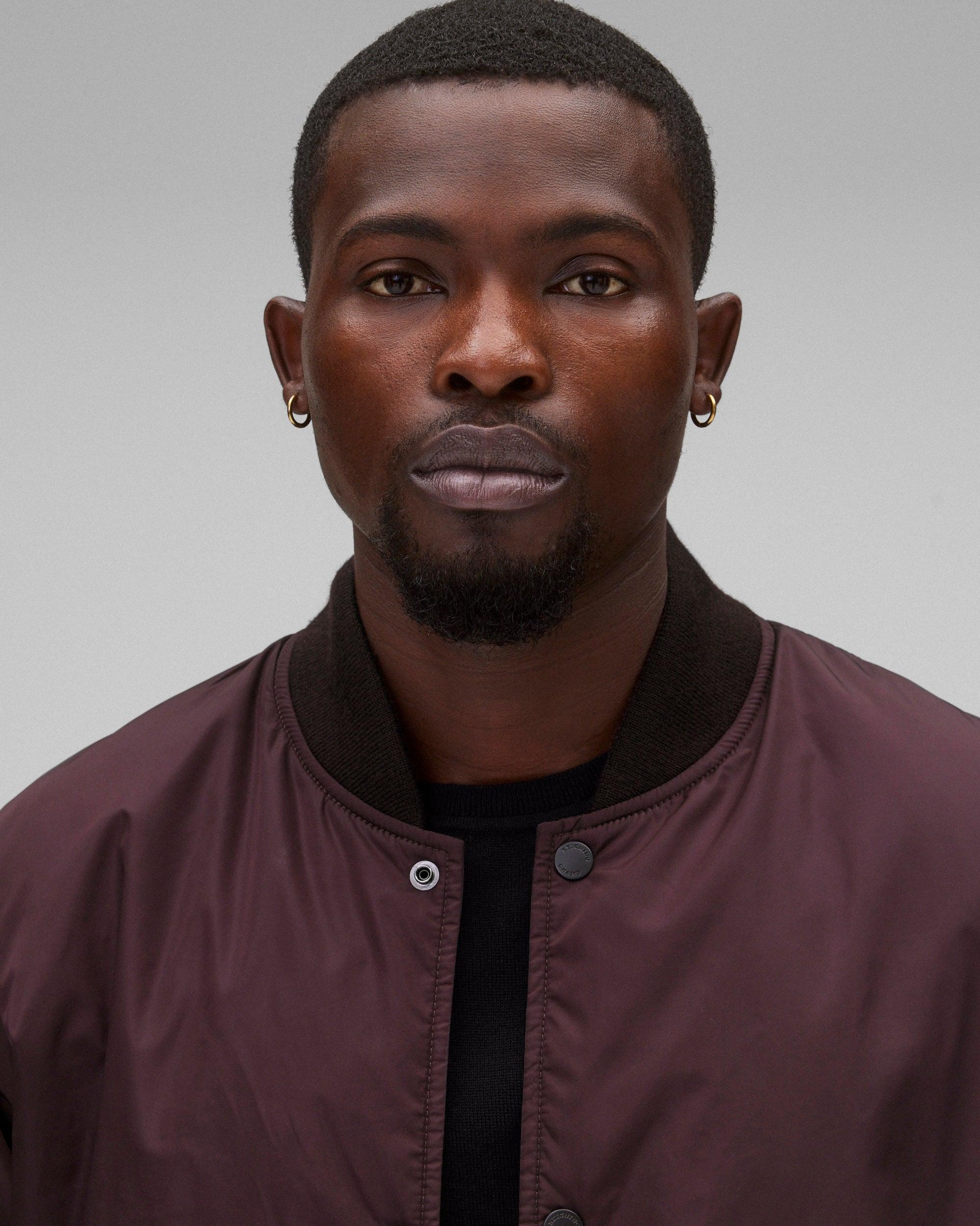 Econyl Satin Nylon Stadium Jacket Male Product Image