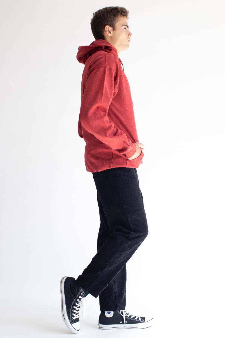 Mineral Red Tie Dye Hoodie Product Image