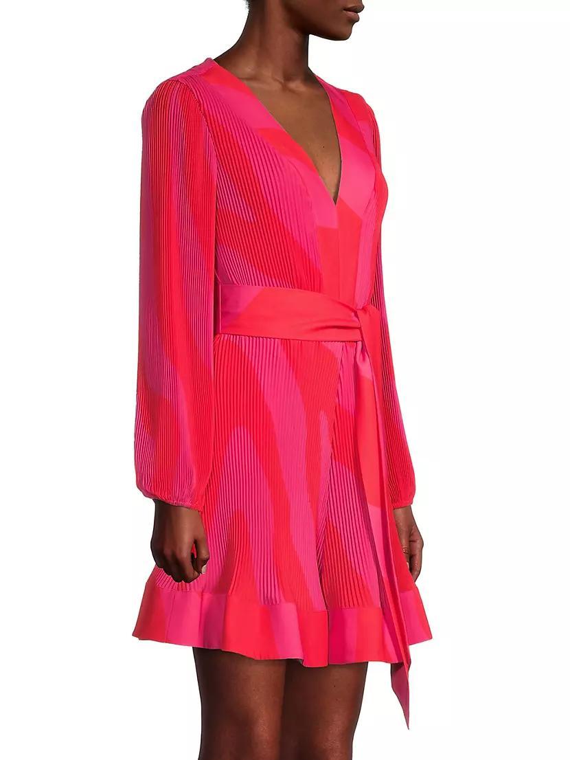 Liv Zebra-Print Minidress Product Image