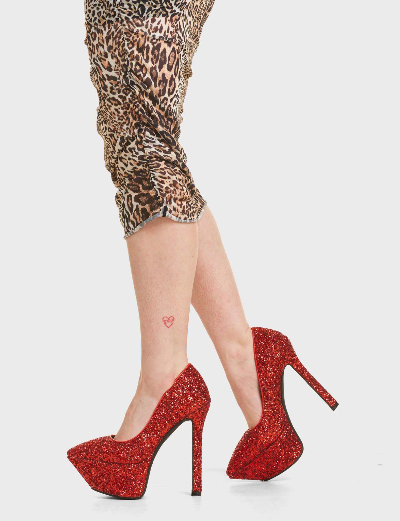 Diamond In The Rough Platform Heels Product Image