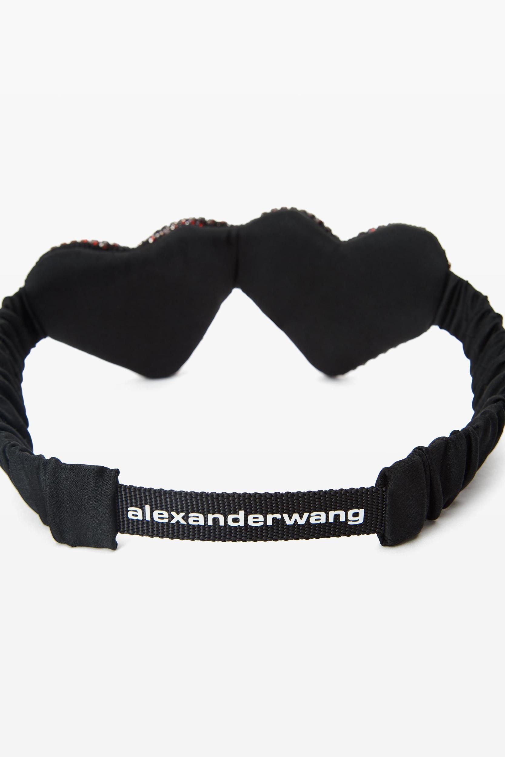 Crystal Mesh Silk Heart Eye Mask Product Image