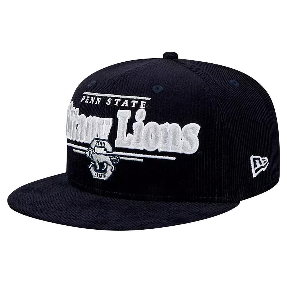 Mens New Era Penn State Nittany Lions Display 9FIFTY Snapback Hat, Blue Product Image