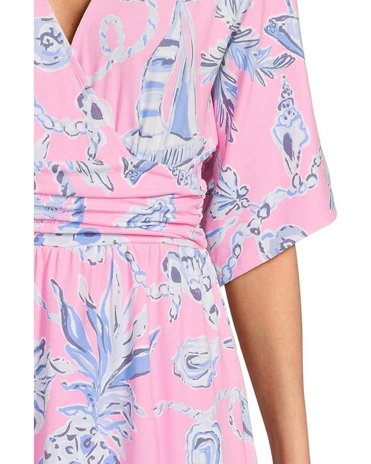Wisteria Elbow Sleeve V-Neck Product Image