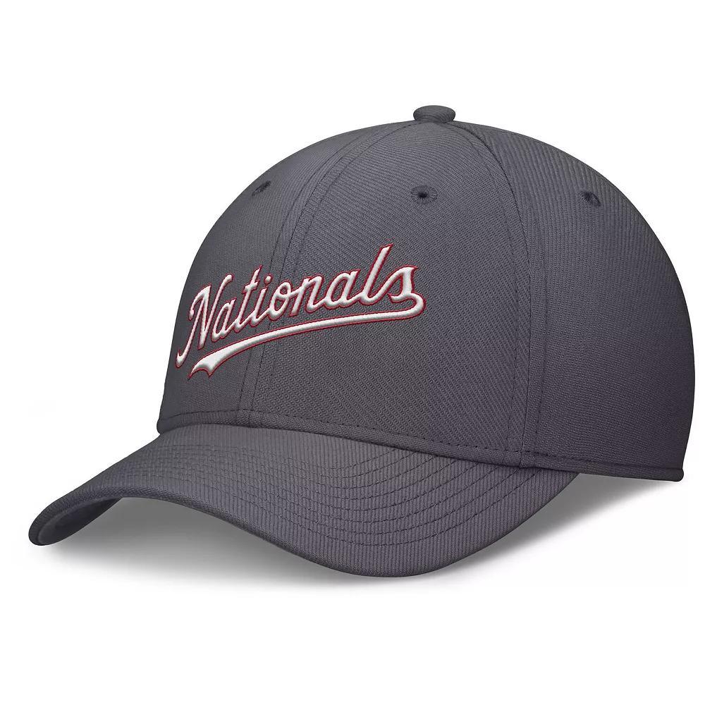 Men's Nike  Gray New York Yankees Swoosh Performance Flex Hat, Size: Large/XL, Grey Product Image
