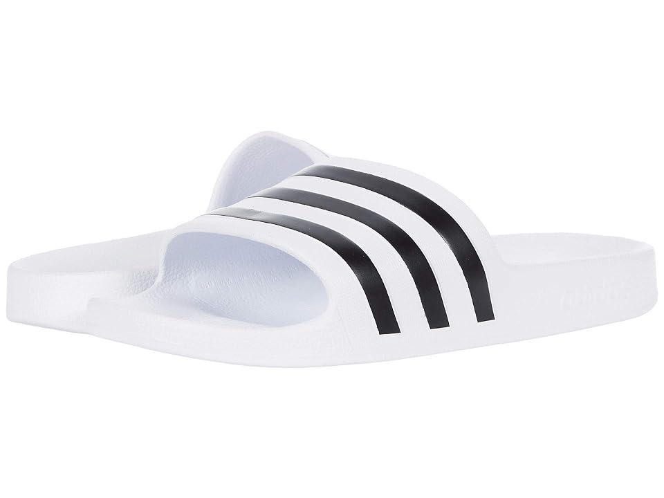 adidas Adilette Men's Aqua Slide Sandals, Size: 9, Off White White Product Image