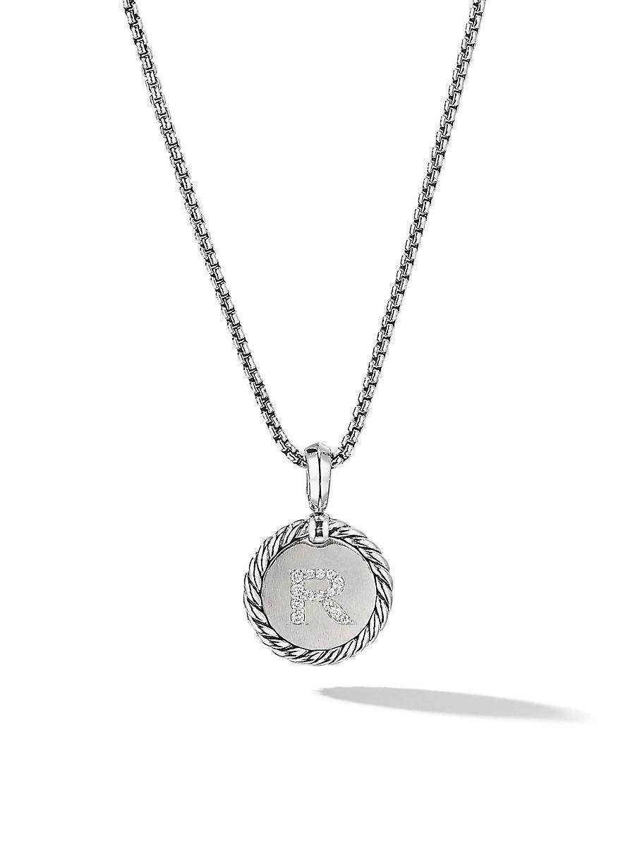 David Yurman Sterling Silver Cable Collectibles Initial Charm Product Image