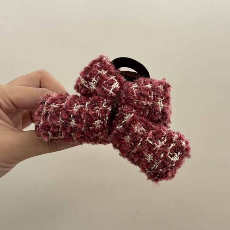 Bow Fabric Hair Claw Clip Product Image