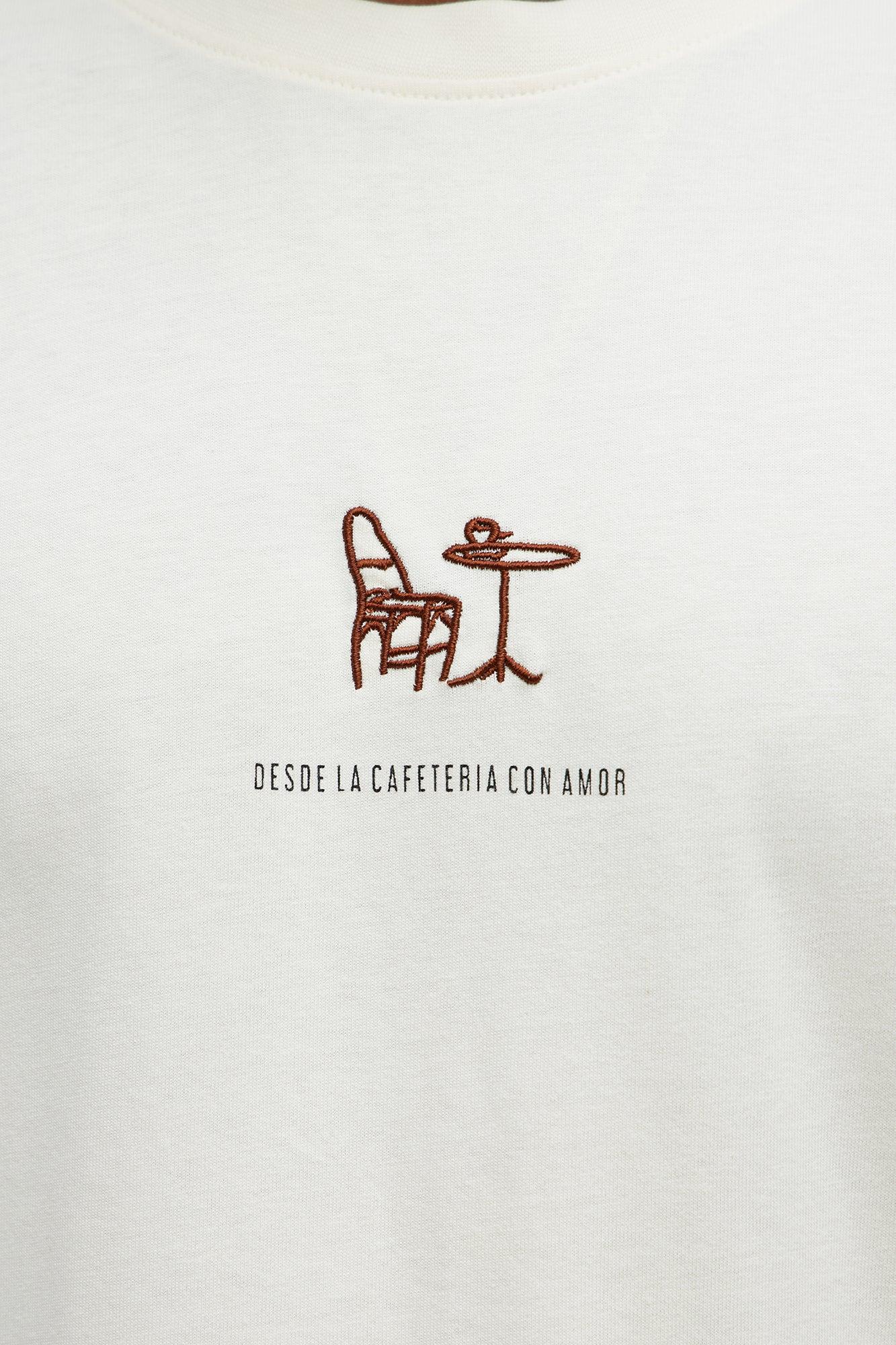 Fresh Coffee Short Sleeve Tee - Cream Product Image