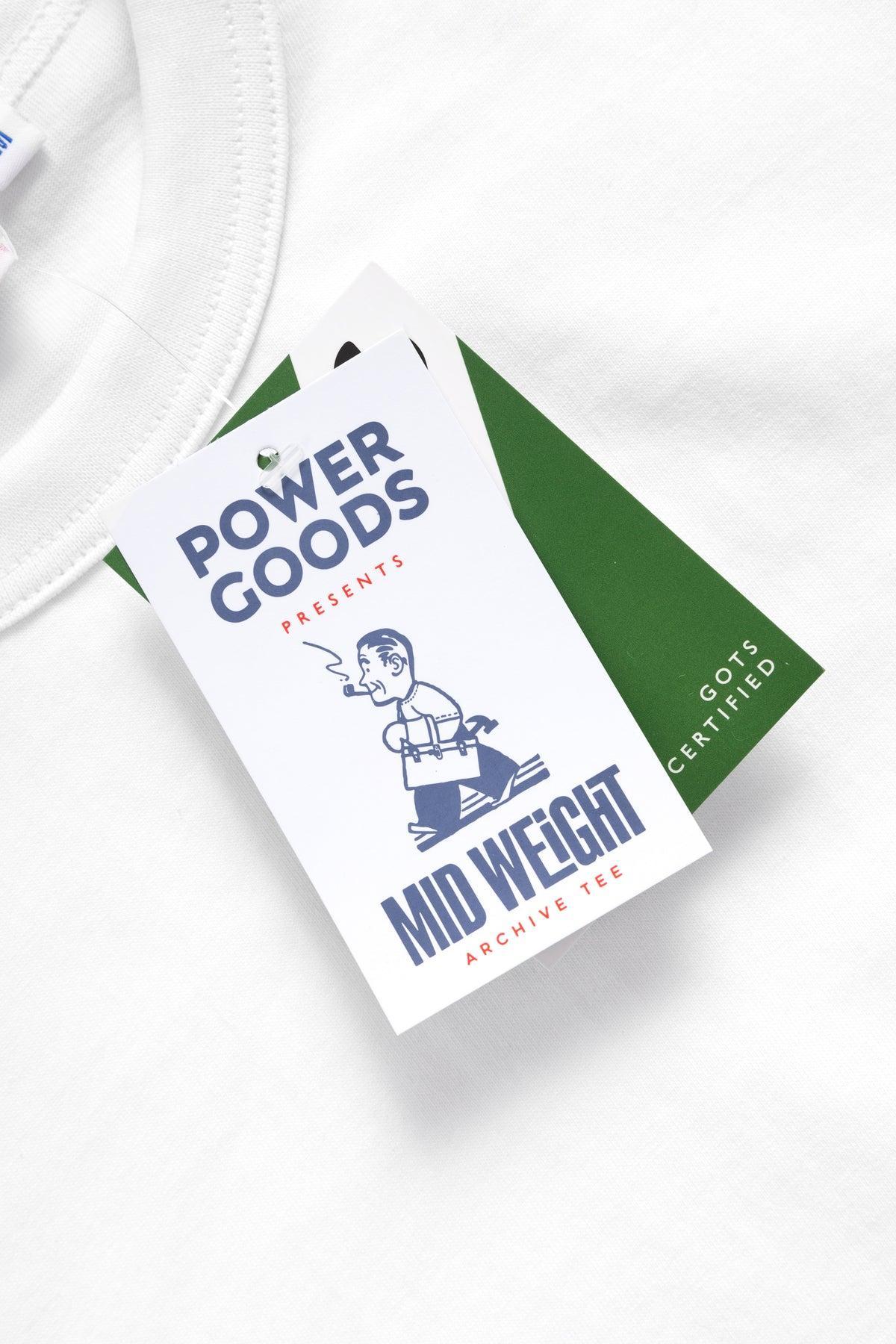 Power Goods - Archive T-Shirt - White Product Image
