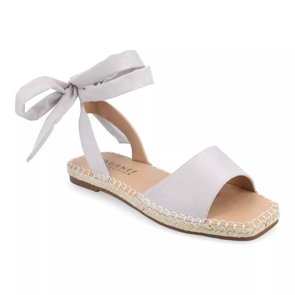 Journee Emelie Womens Espadrille Sandals Purple Product Image
