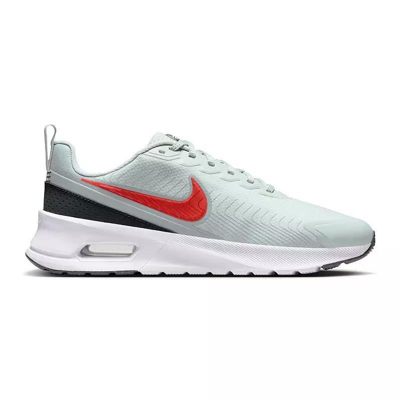 Nike Air Max Nuaxis Men's Running Shoes, Size: 14, Light Silver Red Product Image