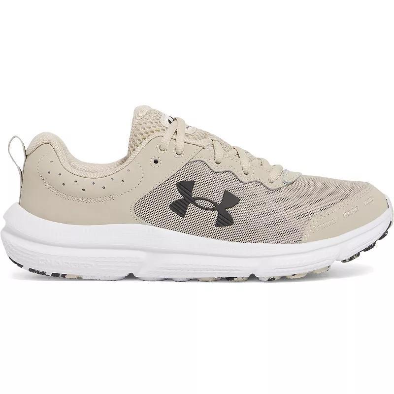 Under Armour Charged Assert 10 Men's Running Shoes, Size: 8, Khaki Black Product Image