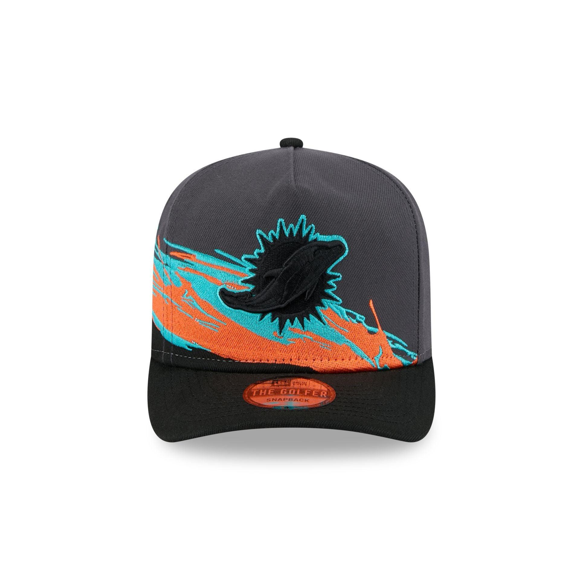 Miami Dolphins Graphite Brushstroke Golfer Hat Male Product Image