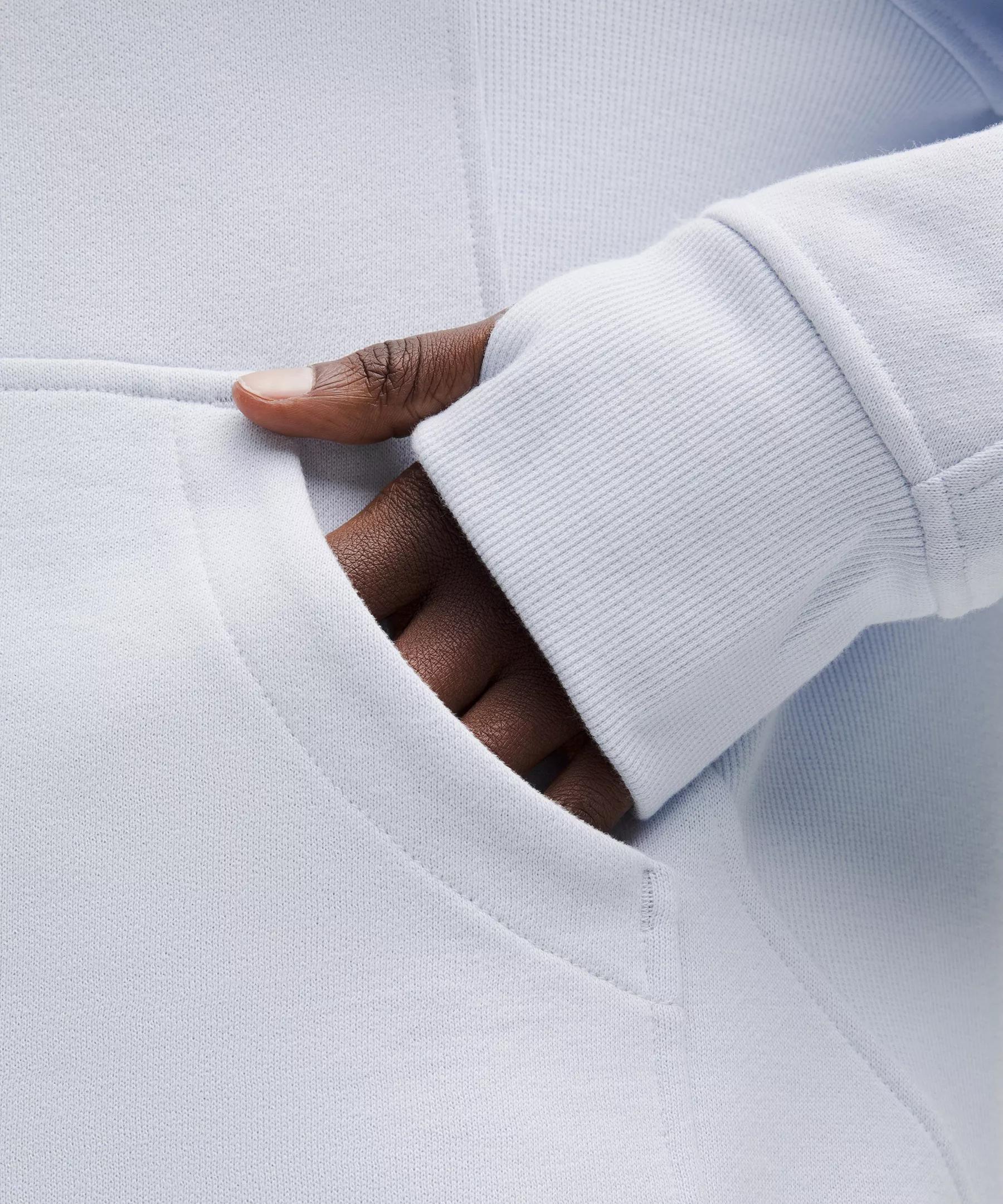 Scuba Oversized Half-Zip Long Hoodie Product Image
