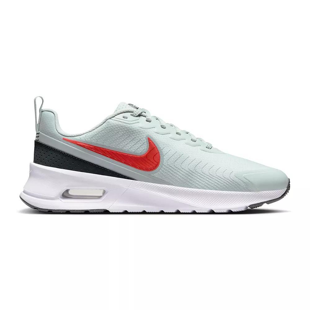 Nike Air Max Nuaxis Men's Running Shoes, Size: 14, Light Silver Red Product Image