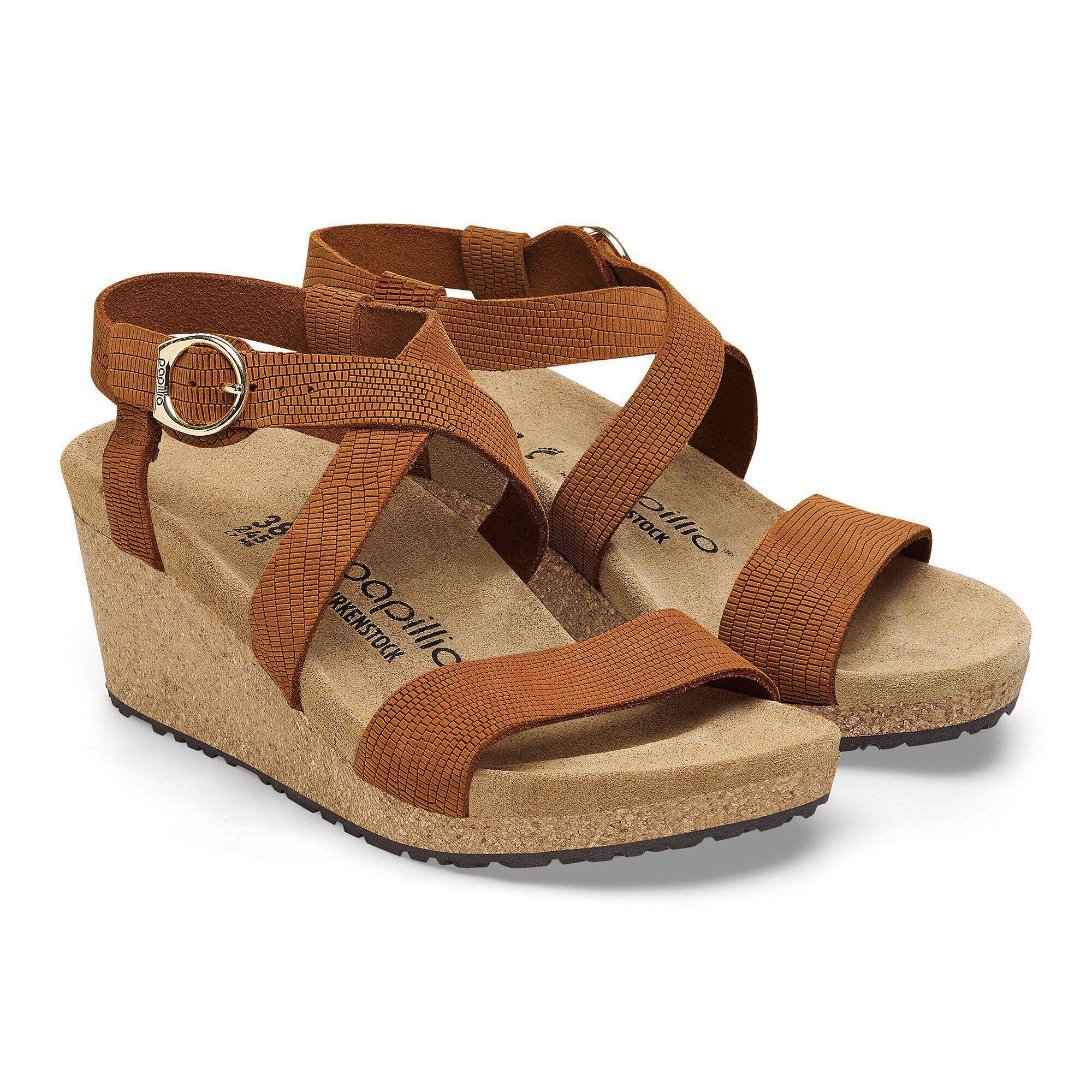 Sibyl Ring-Buckle Nubuck Leather Embossed Product Image