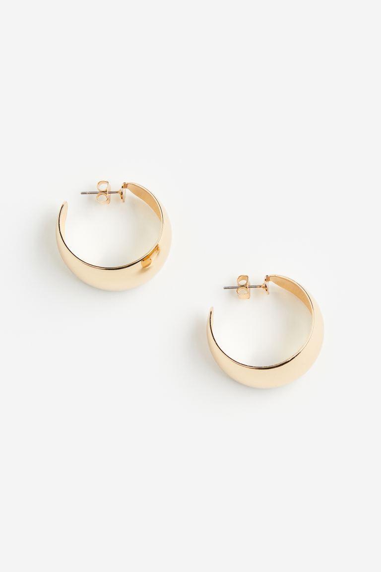 Wide Hoop Earrings Product Image