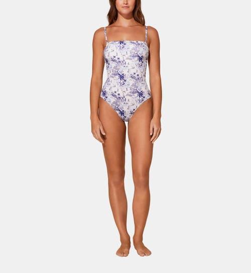 Womens Facette Printed One-Piece Swimsuit Product Image