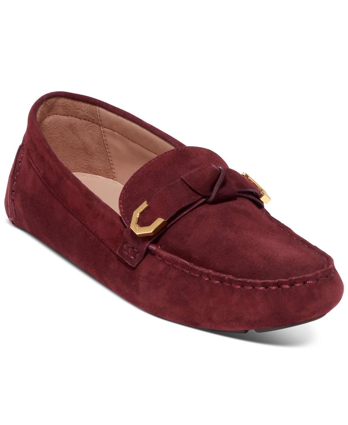 Cole Haan Womens Evelyn Leather Bow Knot Drivers Product Image