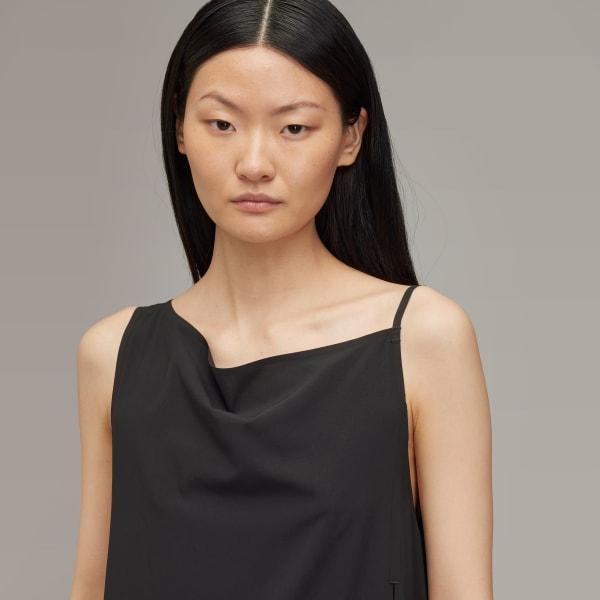 adidas Y-3 Slit Dress Black XS Womens Product Image
