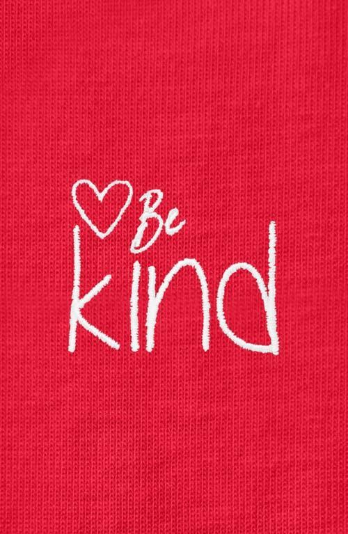 Dalix Be Kind Womens Relaxed Tee in Red at Nordstrom, Size X-Small Product Image