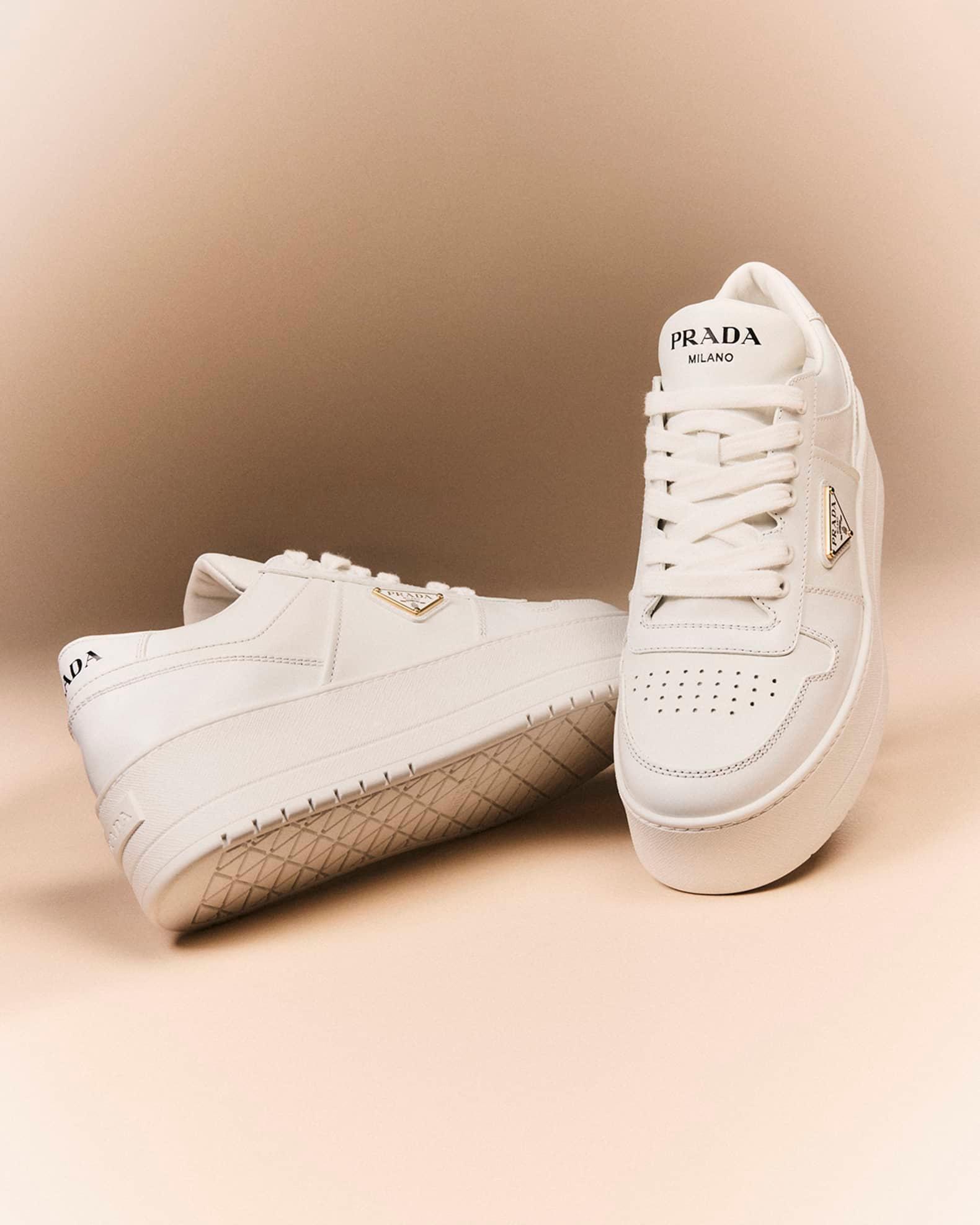 Downtown Leather Low-Top Sneakers Product Image