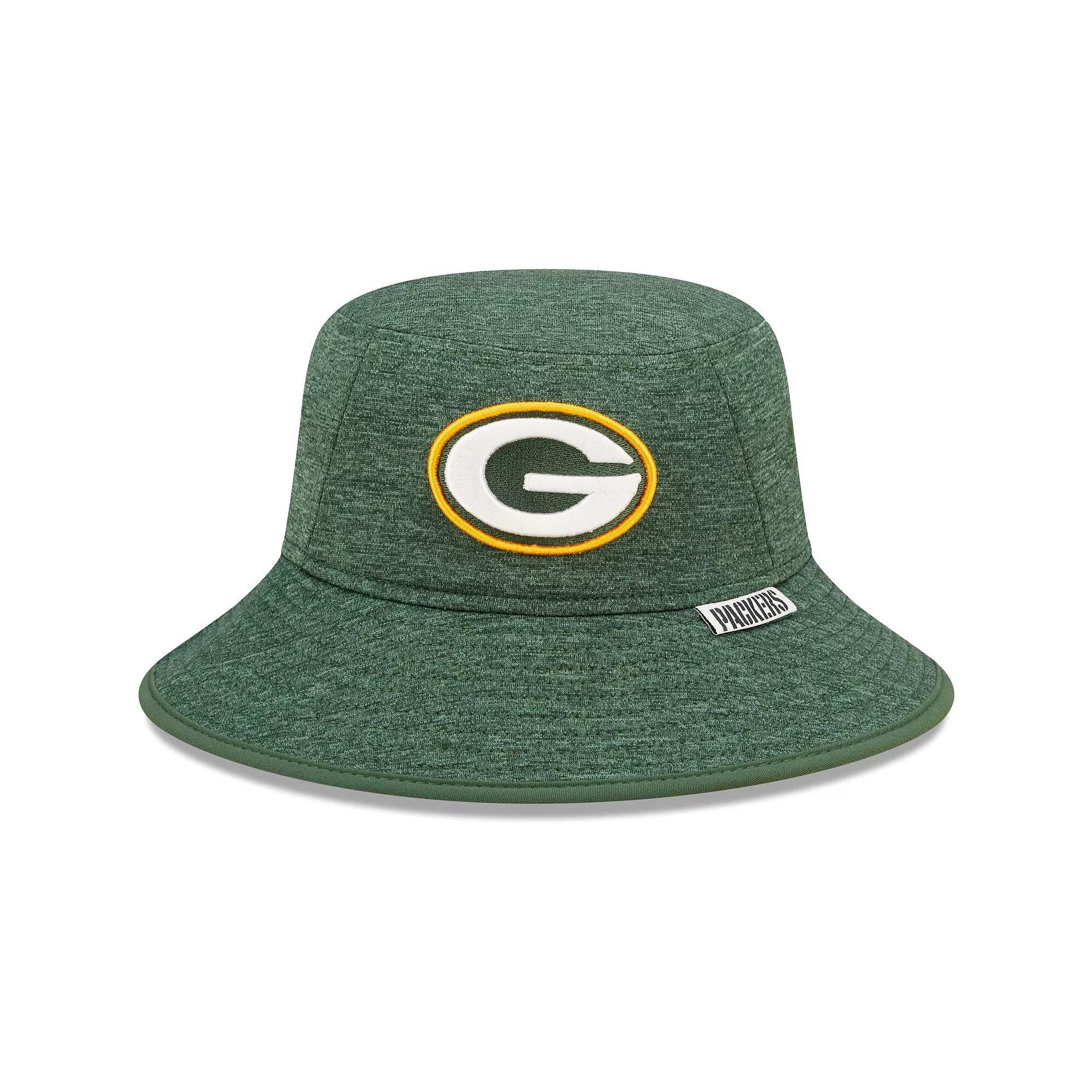 Mens New Era Heather Bay Packers Bucket Hat Product Image