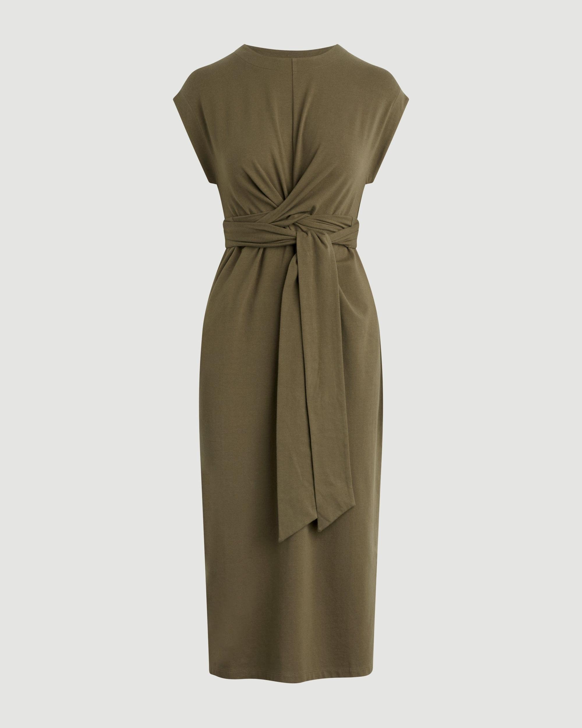 Fei Tie-Front Organic Cotton Dress (Petite) Product Image