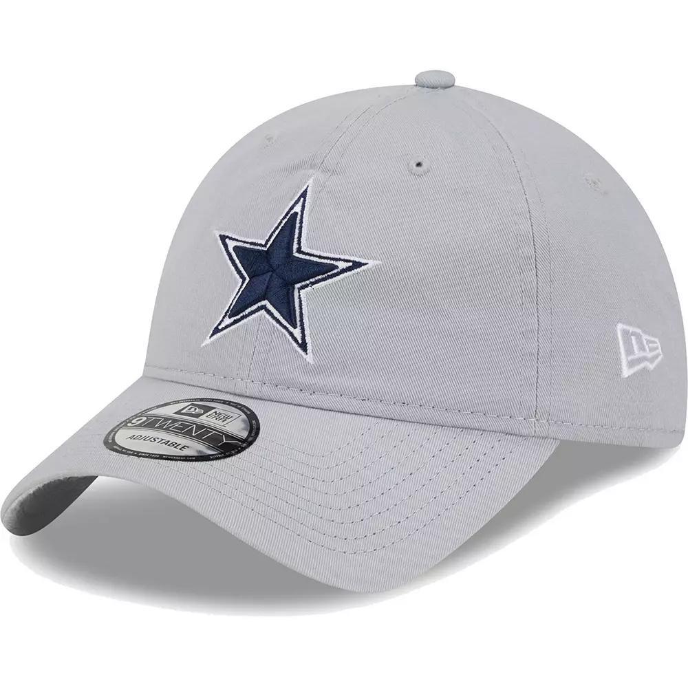 Men's New Era  Gray Dallas Cowboys Main Core Classic 2.0 9TWENTY Adjustable Hat, Grey Product Image