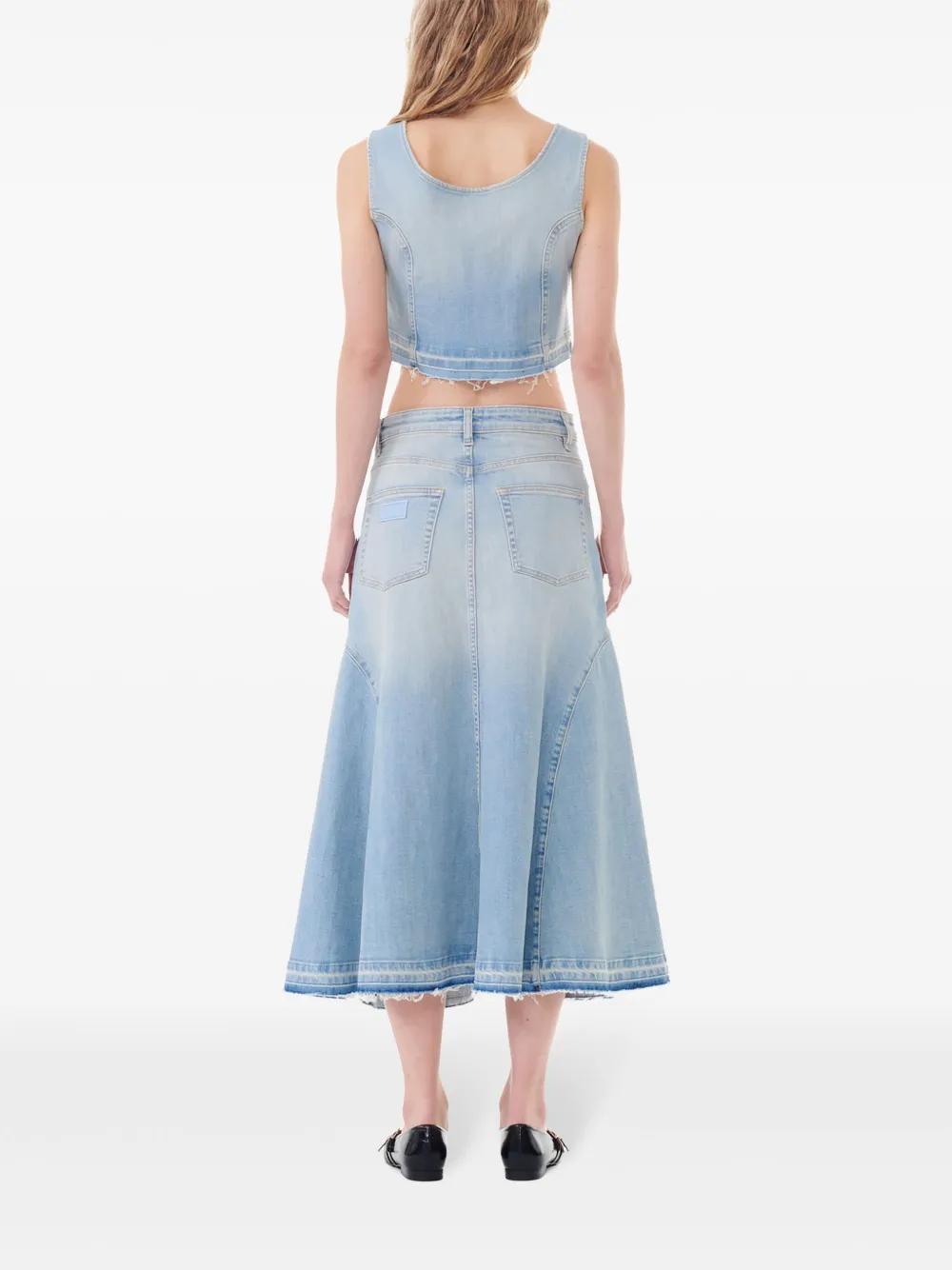 A-line denim skirt  Product Image