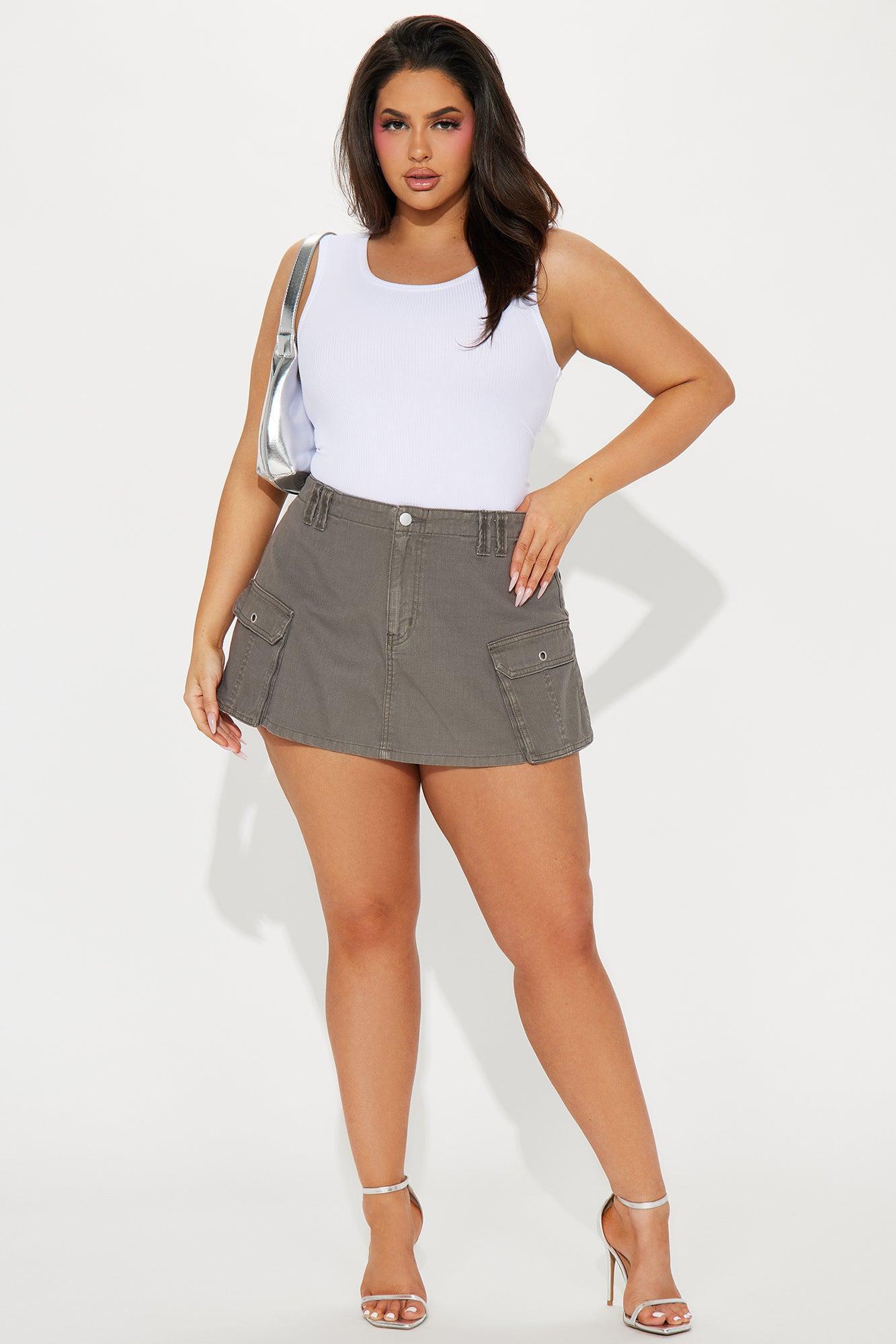 Sasha Scoop Neck Tank Top - White Product Image
