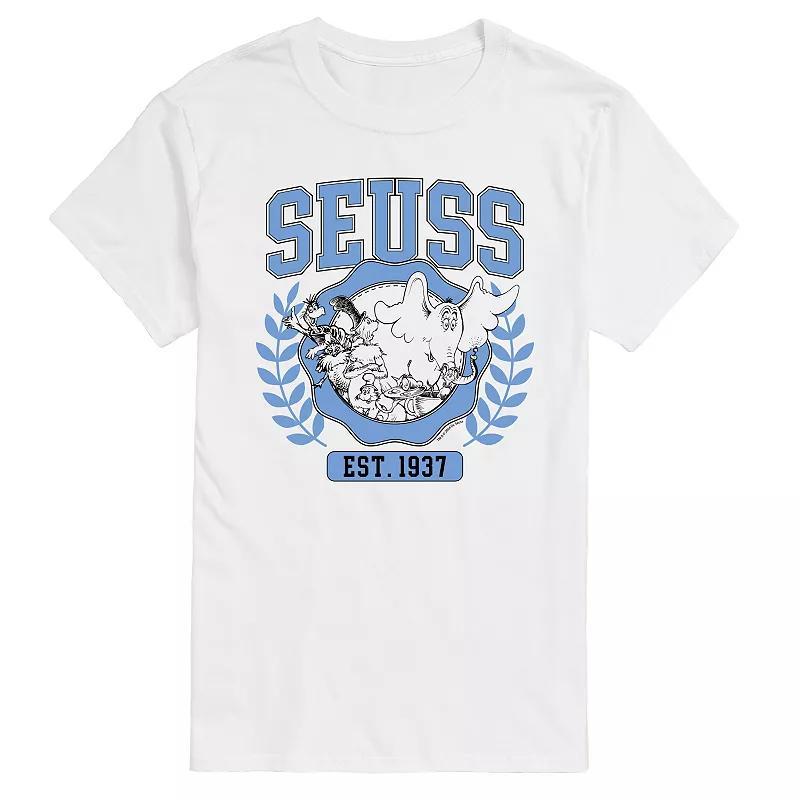 Big & Tall Dr. Seuss The Cat in the Hat Collegiate Est. 1937 Graphic Tee, Mens Product Image