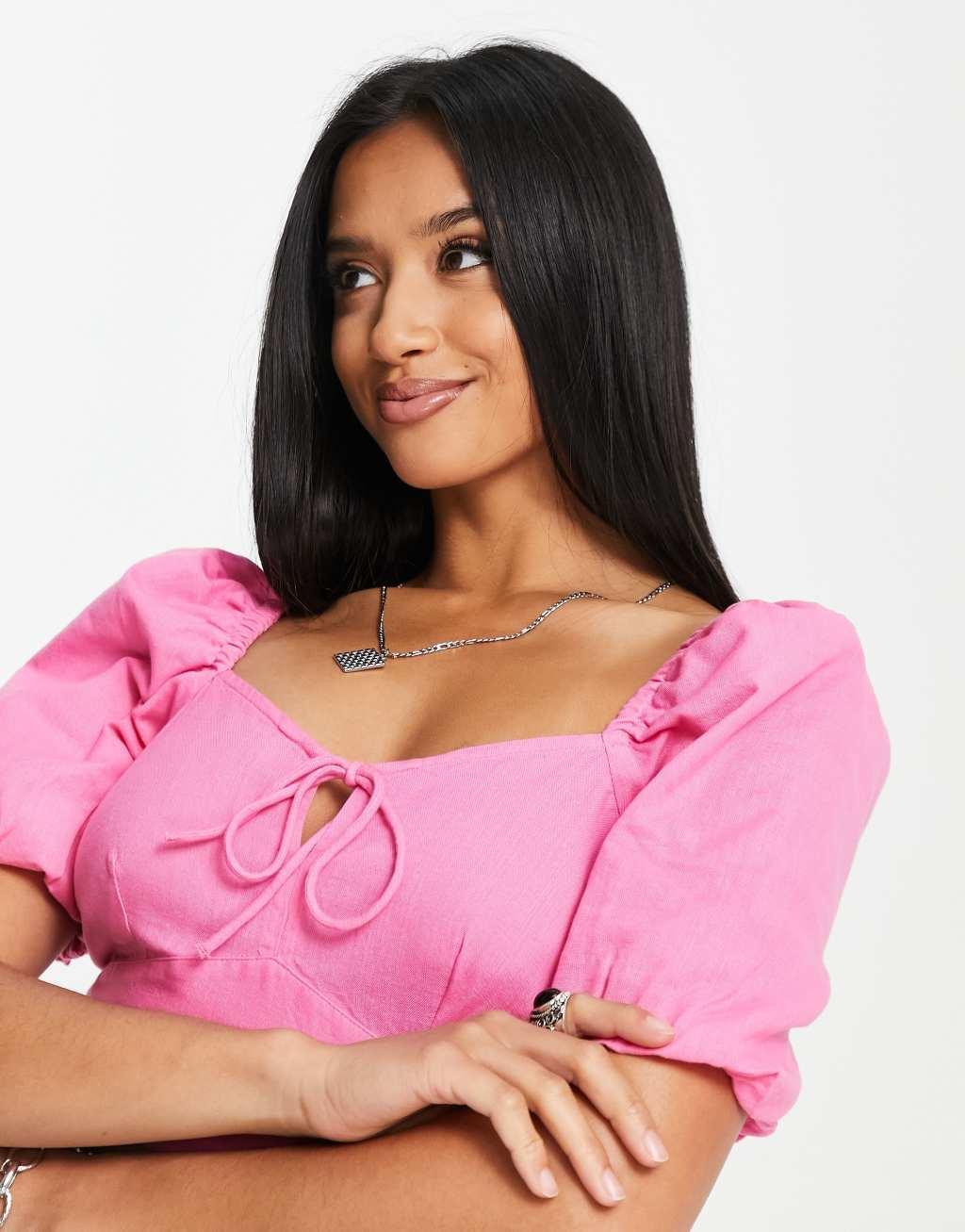 River Island Petite milkmaid top Product Image