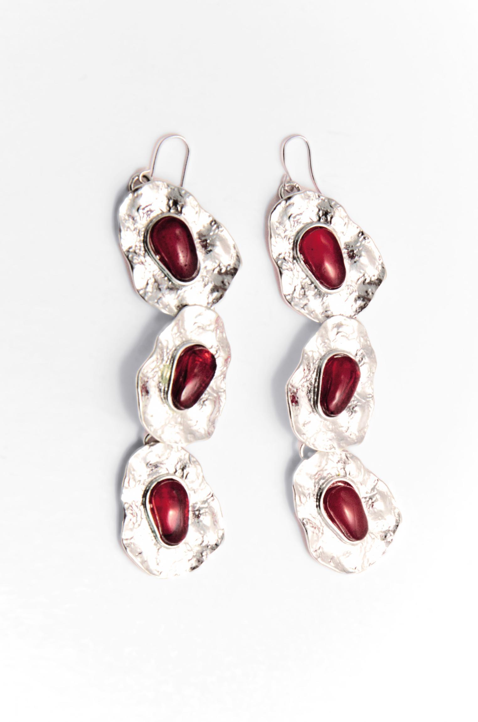 Long stone earrings Product Image
