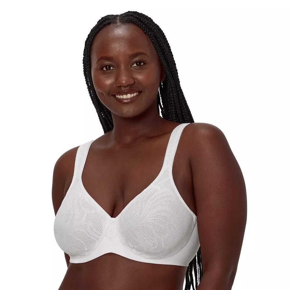 Bali®'s Coolest Smoothing Underwire Minimizer Bra DF4584, Women's, Size: 42 C, White Lace Product Image