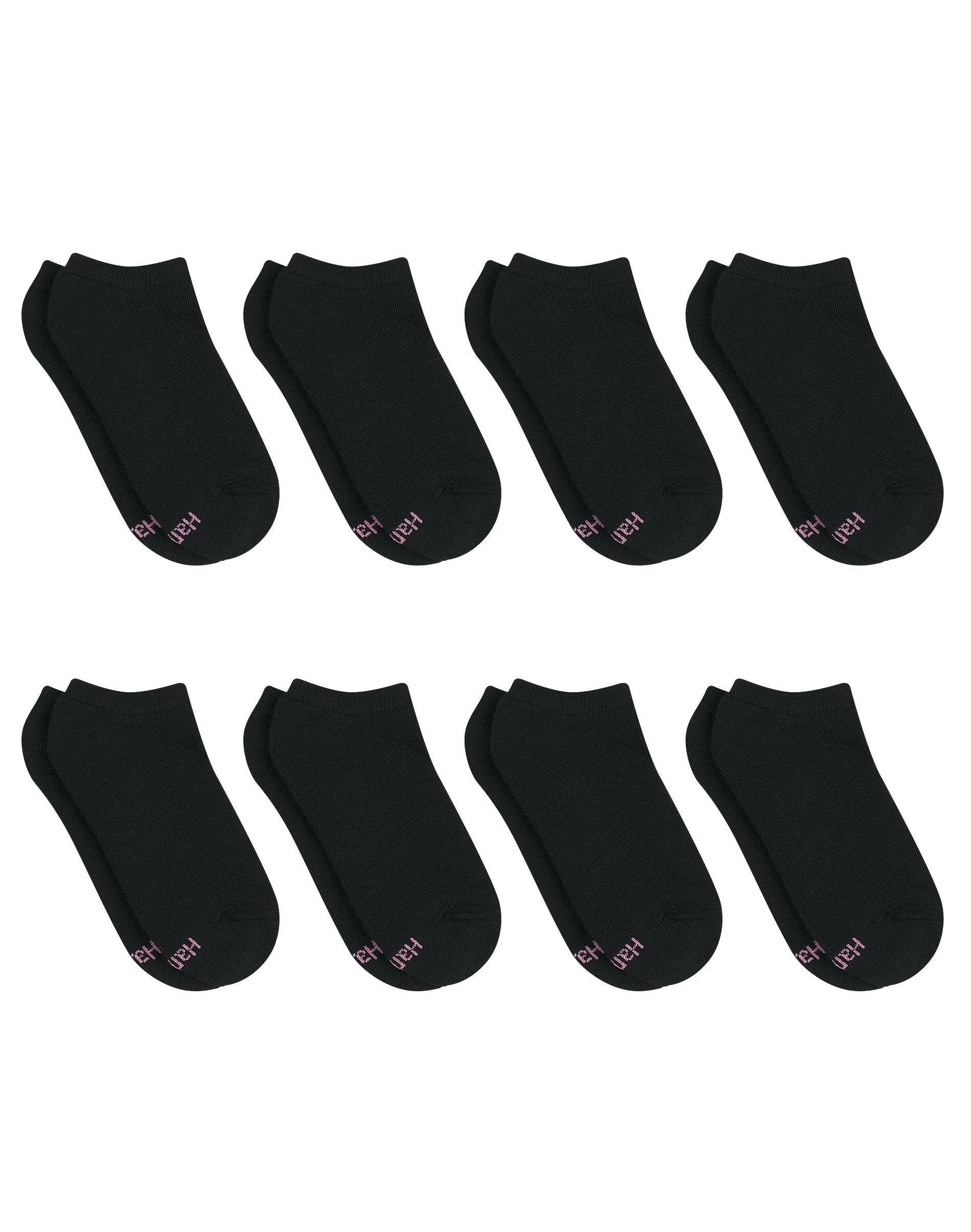 Womens Hanes Ultimate Cool Comfort 8-Pack Cushioned No-Show Socks HWUCN8 Product Image